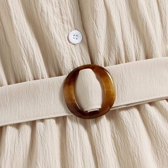 Zara Beige Halter Jumpsuit Romper size 4-5 Year - Picture 3 of 7